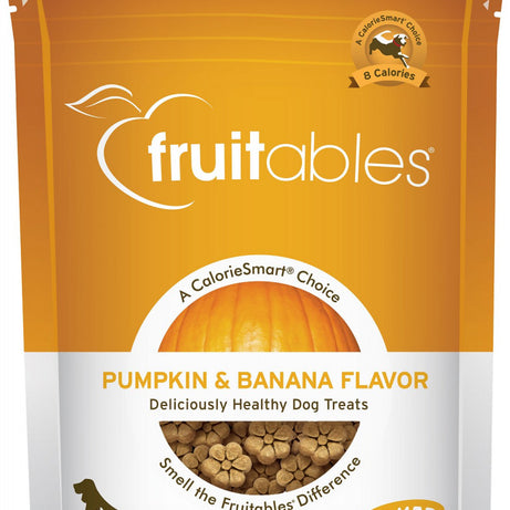 Fruitables Crunchy Pumpkin & Banana Dog Treats - Mr Mochas Pet Supplies
