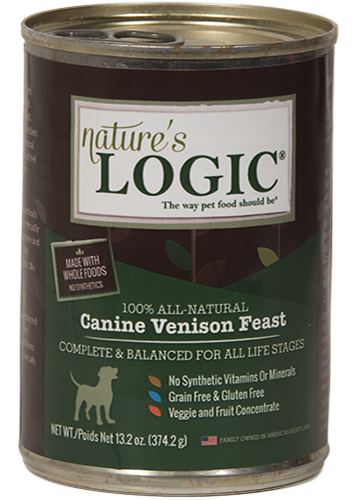 Nature's Logic Canine Venison Feast Canned Dog Food - Mr Mochas Pet Supplies
