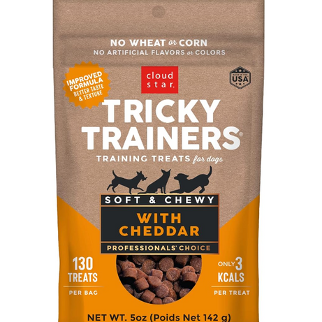 Cloud Star Tricky Trainers Soft & Chewy Cheddar Dog Treats
