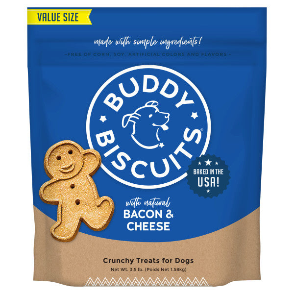 Buddy Biscuits Crunchy Bacon & Cheese Dog Treats