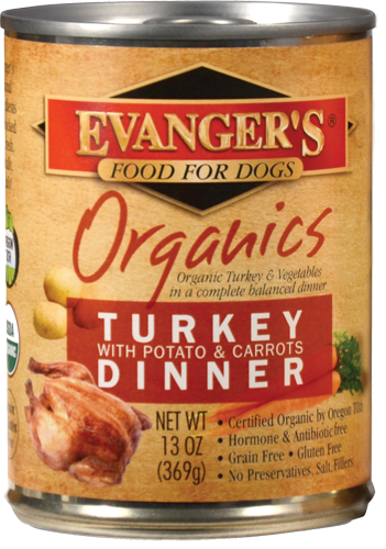 Evangers 100% Organic Turkey with Potato And Carrots Canned Dog Food - Mr Mochas Pet Supplies