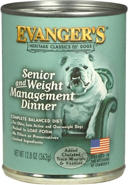 Evangers Classic Senior and Weight Management Canned Dog Food - Mr Mochas Pet Supplies