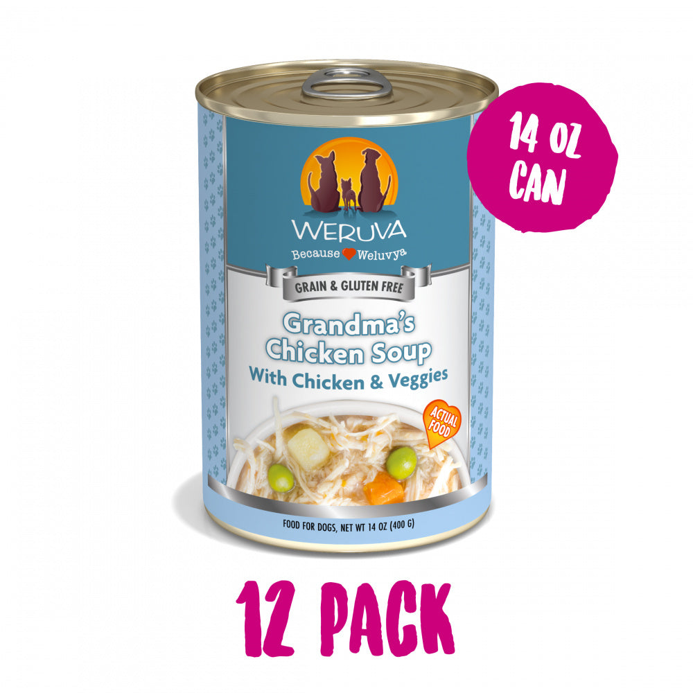 Weruva Grandma's Chicken Soup with Chicken & Veggies Canned Dog Food - Mr Mochas Pet Supplies