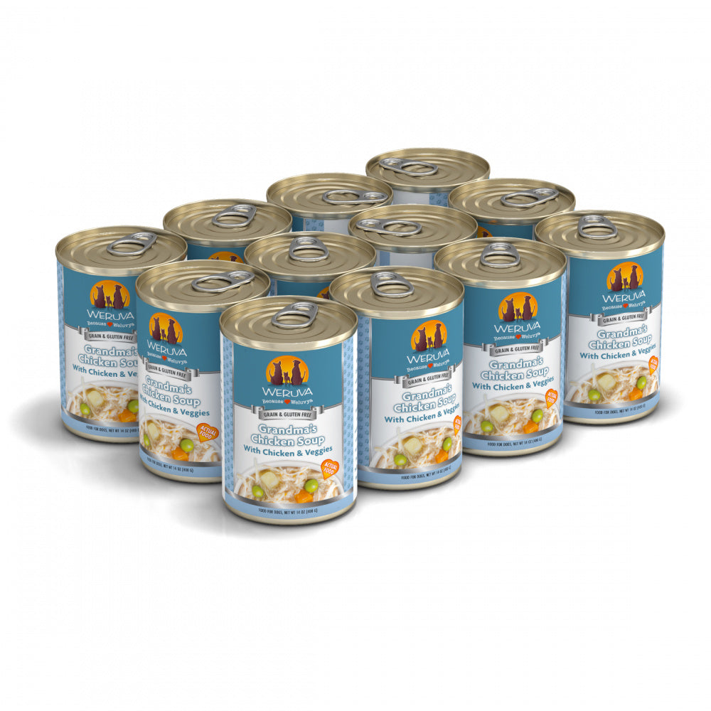 Weruva Grandma's Chicken Soup with Chicken & Veggies Canned Dog Food - Mr Mochas Pet Supplies