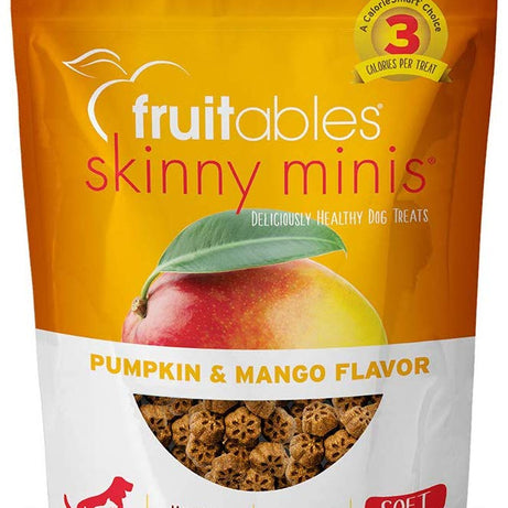 Fruitables Chewy Skinny Minis Pumpkin Mango Flavor Dog Treats - Mr Mochas Pet Supplies