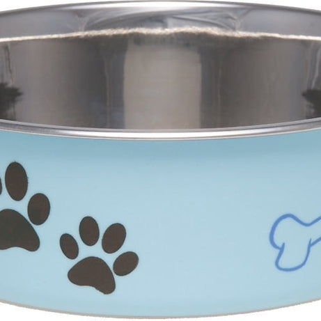 Loving Pets Murano Blue Bella Bowl - Mr Mochas Pet Supplies
