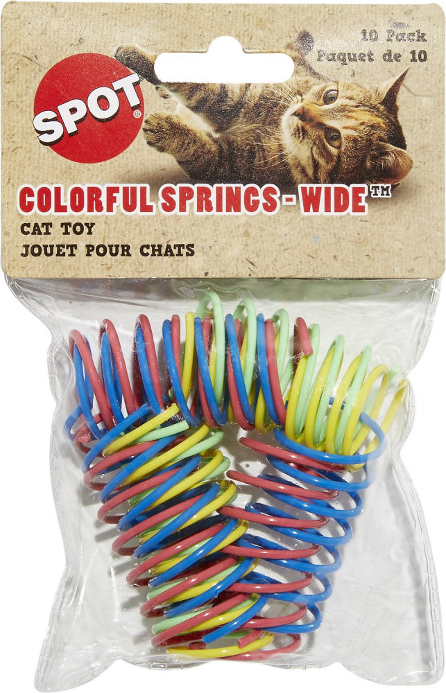 Ethical Pet Colorful Springs Wide Cat Toy - Mr Mochas Pet Supplies