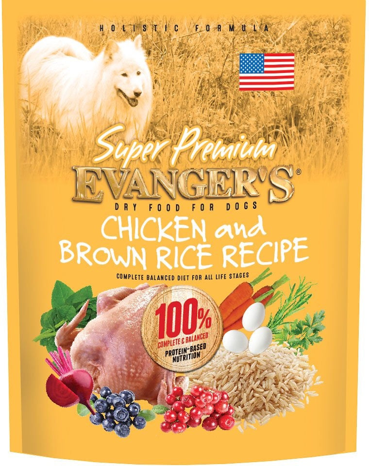 Evangers Super Premium Chicken with Brown Rice Dry Dog Food - Mr Mochas Pet Supplies