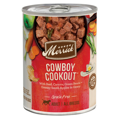 Merrick Grain Free Cowboy Cookout Canned Dog Food - Mr Mochas Pet Supplies