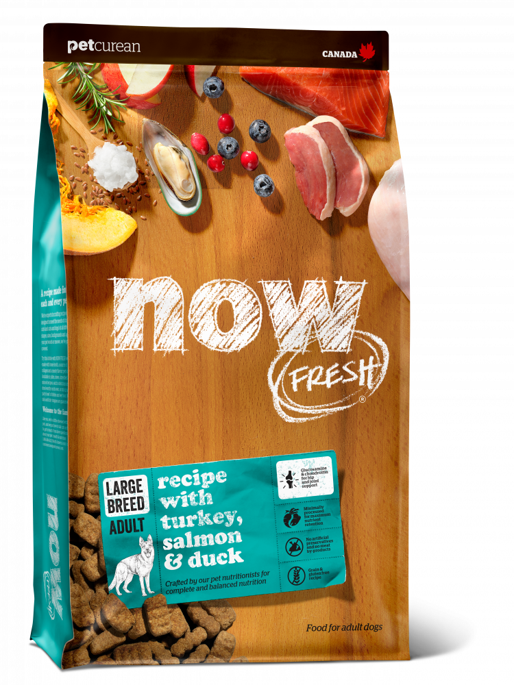 Petcurean Now! Fresh Grain Free Large Breed Adult Dry Dog Food - Mr Mochas Pet Supplies