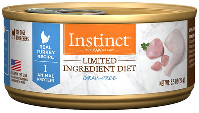 Instinct Grain Free LID Turkey Canned Dog Food - Mr Mochas Pet Supplies