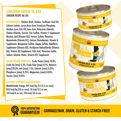 Weruva Cats in the Kitchen Chicken Frick A Zee Canned Cat Food - Mr Mochas Pet Supplies
