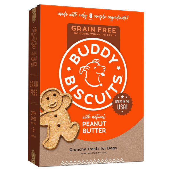 Buddy Biscuits Crunchy Grain Free Peanut Butter Dog Treats