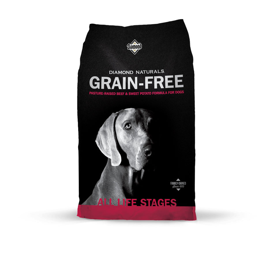 Diamond Naturals Grain Free Beef & Sweet Potato Dry Dog Food - Mr Mochas Pet Supplies