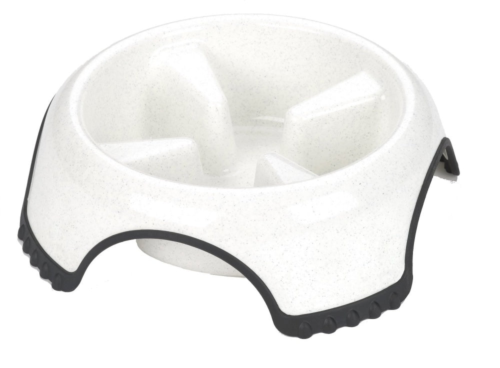 JW Pet Skid Stop Slow Feed Dog Bowls - Mr Mochas Pet Supplies
