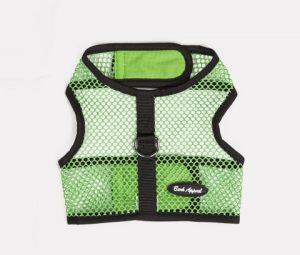 Bark Appeal Wrap N Go Netted Harness Lime Green - Mr Mochas Pet Supplies
