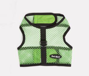 Bark Appeal Wrap N Go Netted Harness Lime Green - Mr Mochas Pet Supplies