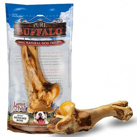 Pure Buffalo Shoulder Bone Dog Treats - Mr Mochas Pet Supplies