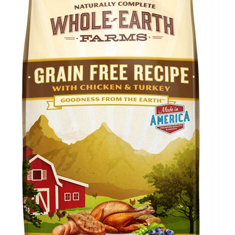 Whole Earth Farms Grain Free Recipe with Chicken and Turkey Dry Dog Food - Mr Mochas Pet Supplies