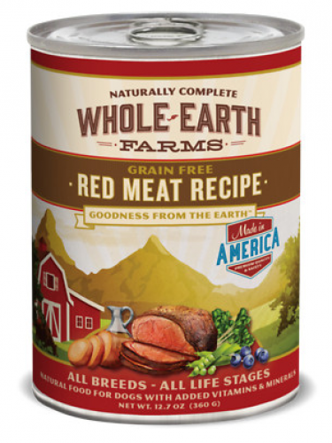Whole Earth Farms Grain Free Red Meat Canned Dog Food - Mr Mochas Pet Supplies