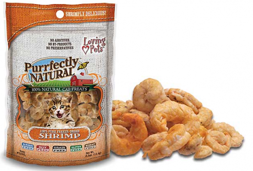 Loving Pets Purrfectly Natural Freeze Dried Shrimp Cat Treat - Mr Mochas Pet Supplies
