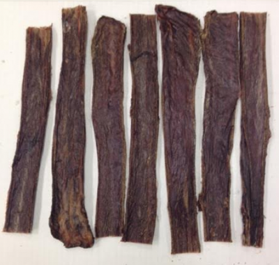 Butchers Block Dry Roasted USA Beef Jerky Weasand Esophagus Natural Dog Treats - Mr Mochas Pet Supplies