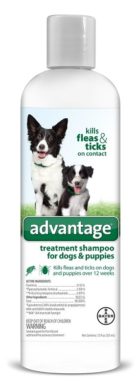 Elanco Advantage Treatment Shampoo for Dogs and Puppies - Mr Mochas Pet Supplies