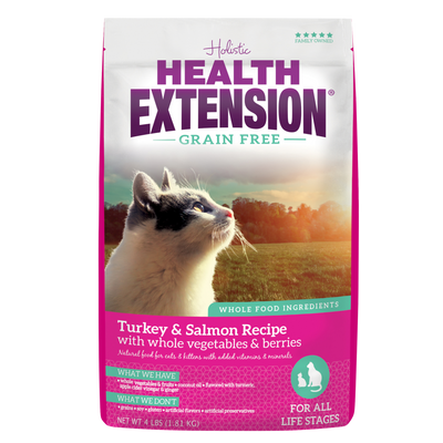 Health Extension Grain Free Salmon and Turkey Dry Cat Food - Mr Mochas Pet Supplies
