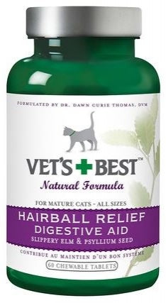 Vet's Best Hairball Relief Digestive Aid Cat Supplement - Mr Mochas Pet Supplies