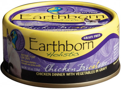 Earthborn Holistic Grain Free Chicken Fricatssee Canned Cat Food - Mr Mochas Pet Supplies