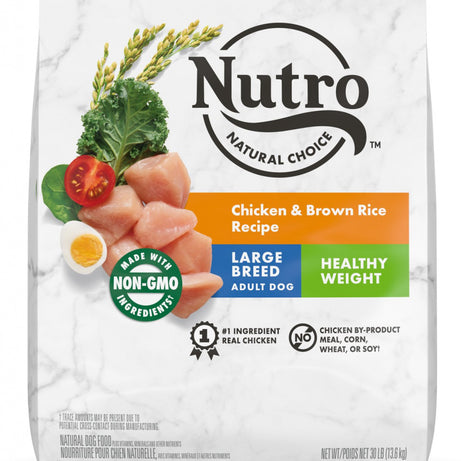Nutro Wholesome Essentials Healthy Weight Large Breed Adult Farm-Raised Chicken, Rice & Sweet Potato Dry Dog Food - Mr Mochas Pet Supplies