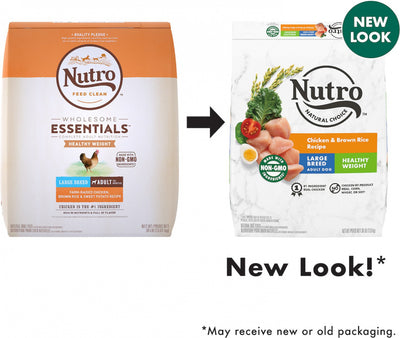 Nutro Wholesome Essentials Healthy Weight Large Breed Adult Farm-Raised Chicken, Rice & Sweet Potato Dry Dog Food - Mr Mochas Pet Supplies