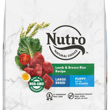 Nutro Wholesome Essentials Large Breed Puppy Pasture-Fed Lamb & Rice Dry Dog Food - Mr Mochas Pet Supplies