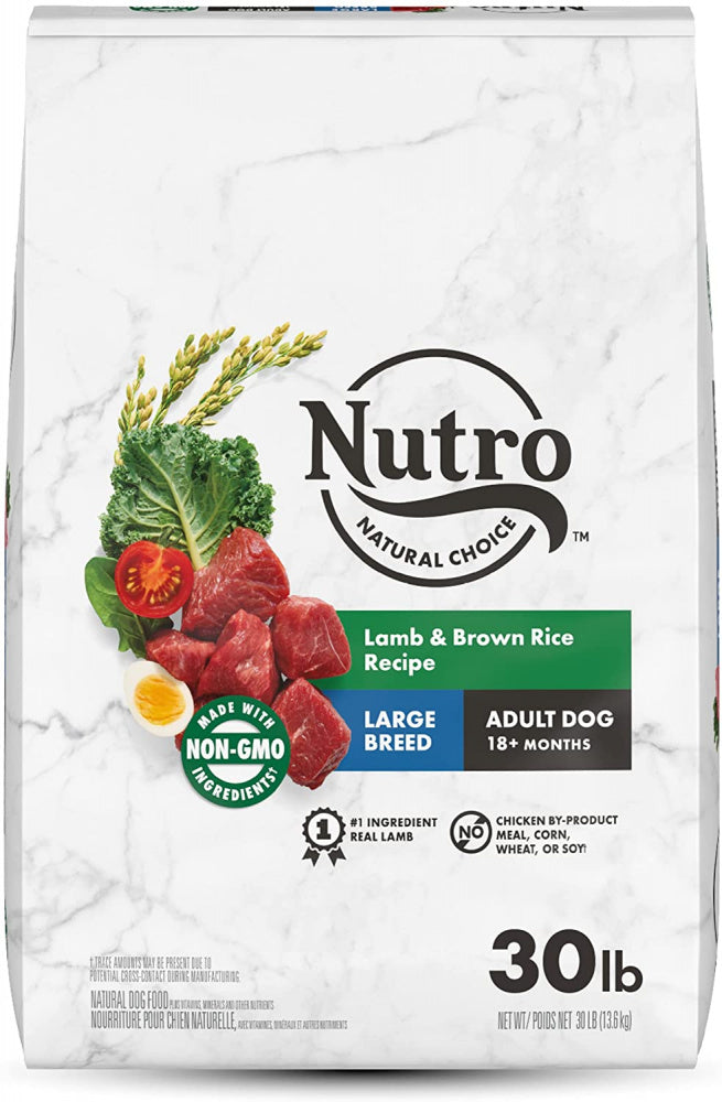 Nutro Wholesome Essentials Large Breed Adult Pasture-Fed Lamb & Rice Dry Dog Food - Mr Mochas Pet Supplies