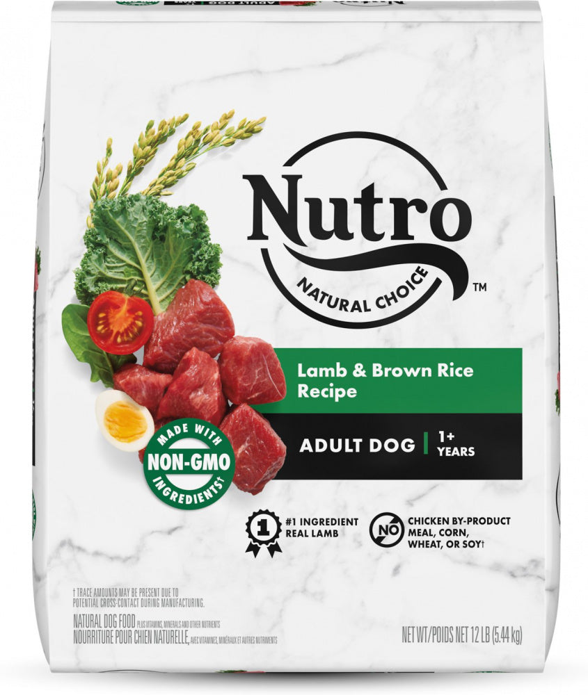 Nutro Wholesome Essentials Healthy Weight Adult Pasture-Fed Lamb & Rice Recipe Dry Dog Food - Mr Mochas Pet Supplies