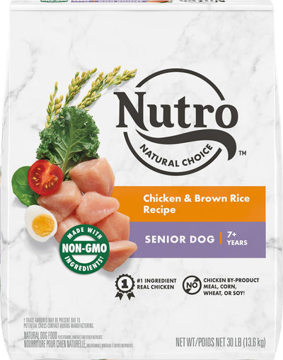 Nutro Wholesome Essentials Senior Chicken, Whole Brown Rice and Sweet Potato Formula Dry Dog Food - Mr Mochas Pet Supplies