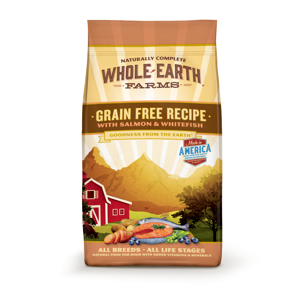 Whole Earth Farms Grain Free Recipe Salmon and Whitefish Dry Dog Food - Mr Mochas Pet Supplies
