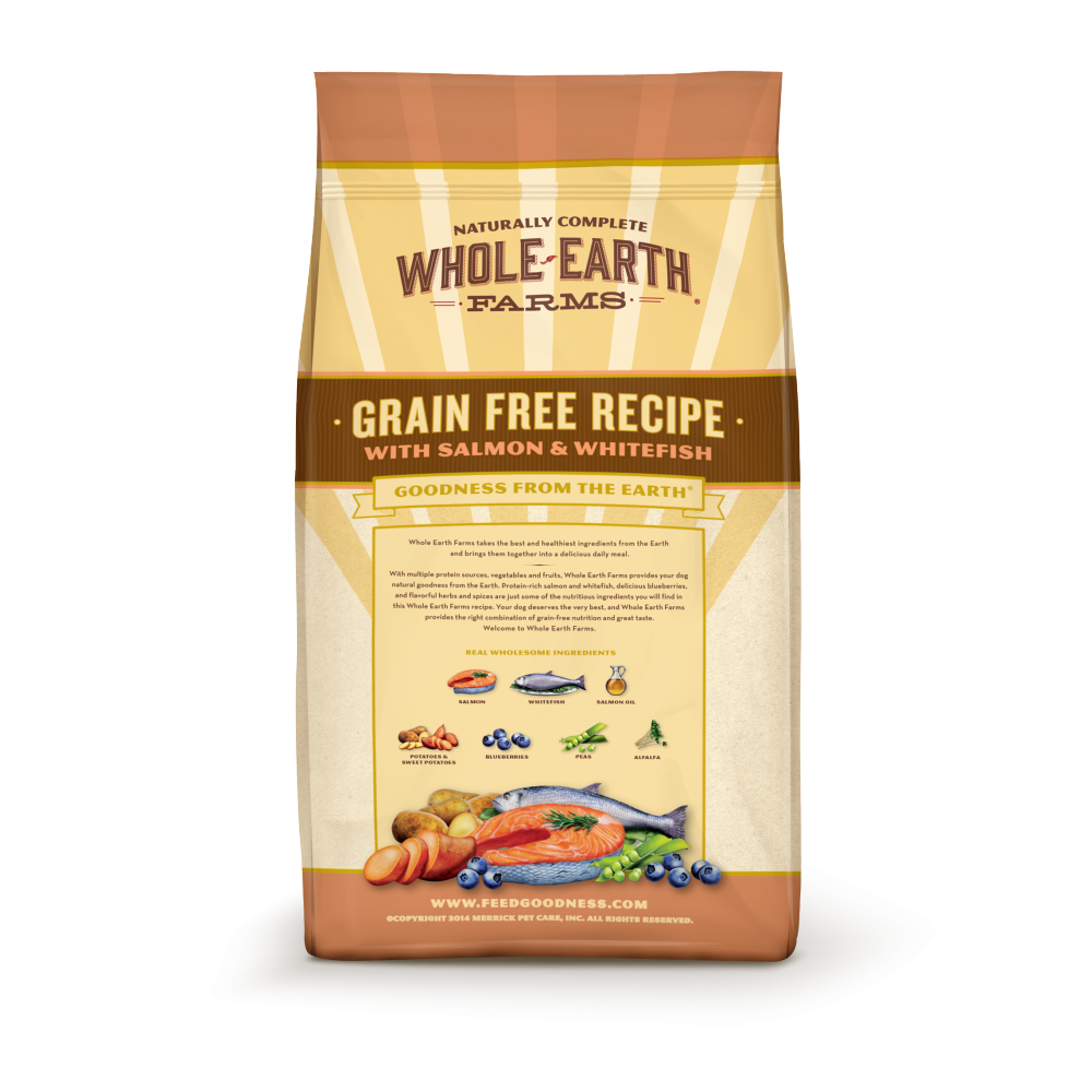 Whole Earth Farms Grain Free Recipe Salmon and Whitefish Dry Dog Food - Mr Mochas Pet Supplies
