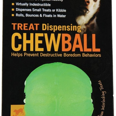Starmark Treat Dispensing Chew Ball Dog Toy - Mr Mochas Pet Supplies