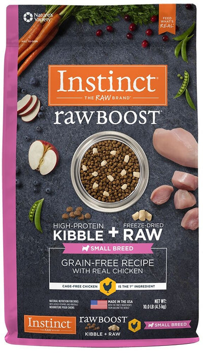 Instinct Raw Boost Small Breed Grain-Free Chicken Meal Dry Dog Food - Mr Mochas Pet Supplies