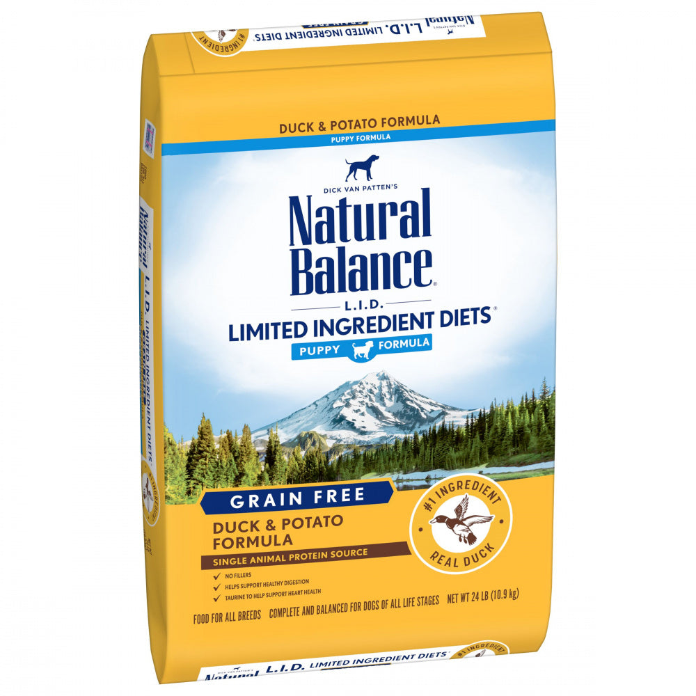 Natural Balance L.I.D. Limited Ingredient Diets Grain Free Potato and Duck Puppy Formula Dry Dog Food - Mr Mochas Pet Supplies
