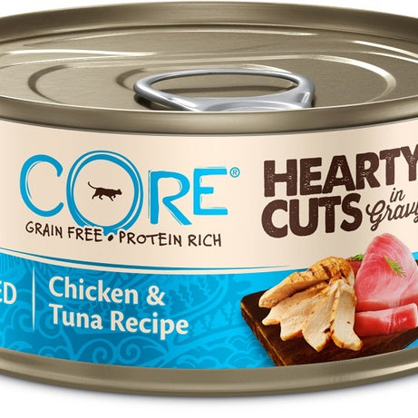 Wellness CORE Natural Grain Free Hearty Cuts Chicken and Tuna Canned Cat Food - Mr Mochas Pet Supplies