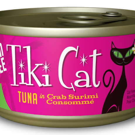 Tiki Cat Lanai Luau Grain Free Tuna In Crab Surimi Consomme Canned Cat Food - Mr Mochas Pet Supplies