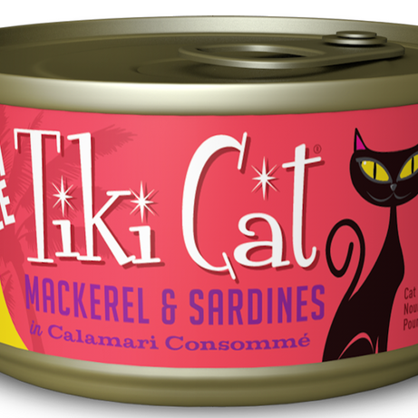 Tiki Cat Makaha Grill Grain Free Mackrel And Sardine In Calamari Consomme Canned Cat Food - Mr Mochas Pet Supplies