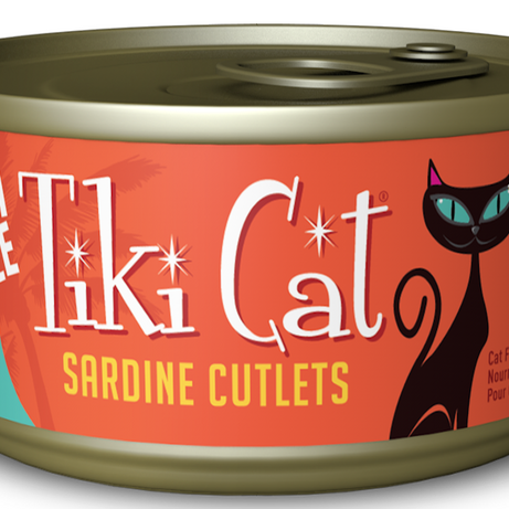 Tiki Cat Tahitian Grill Grain Free Sardine Cutlets Canned Cat Food - Mr Mochas Pet Supplies