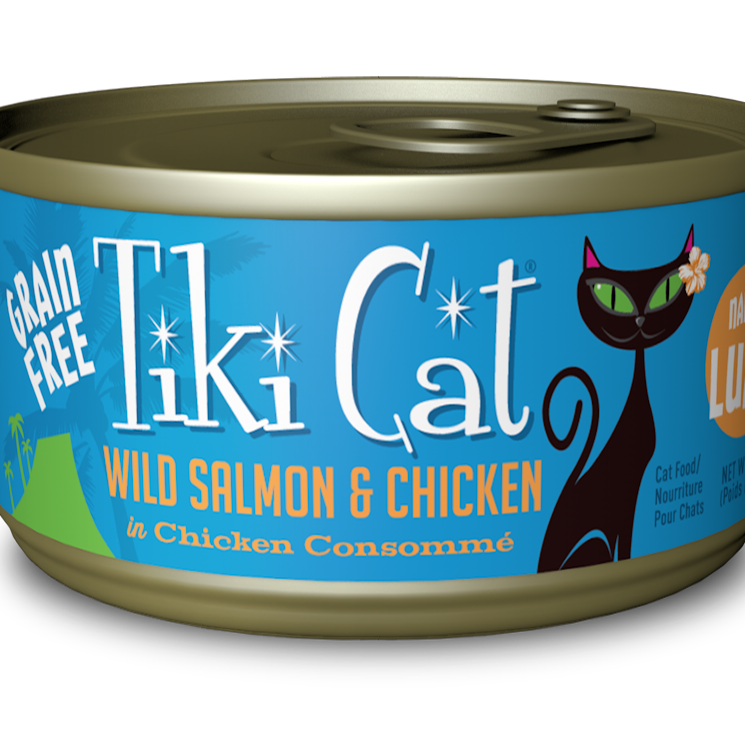 Tiki Cat Napili Luau Grain Free Wild Salmon and Chicken In Chicken Consomme Canned Cat Food - Mr Mochas Pet Supplies