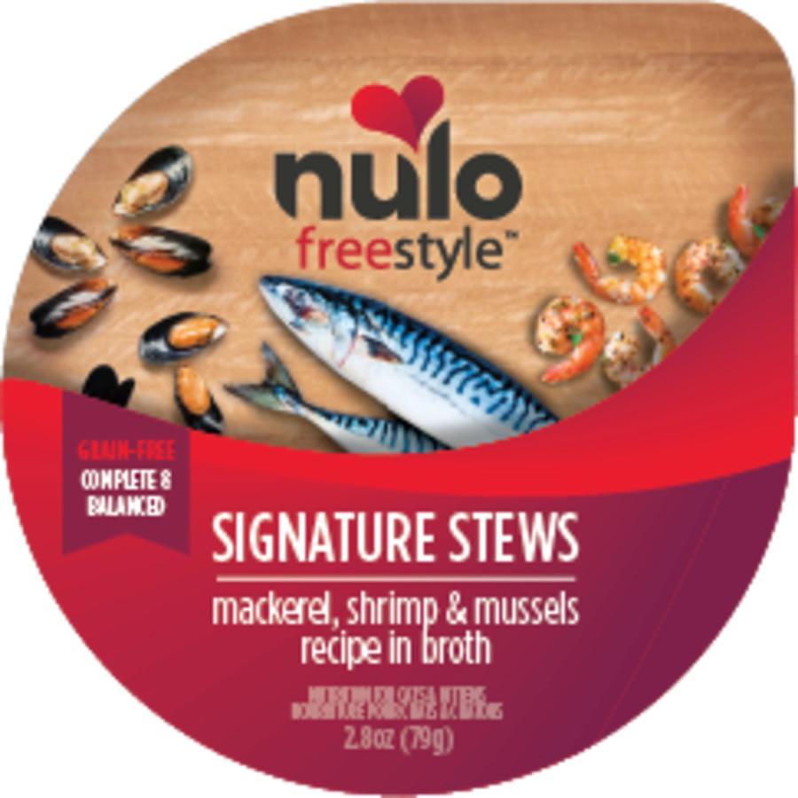 Nulo Freestyle Signature Stews Cat Mackerel, Shrimp & Mussels 2.8oz