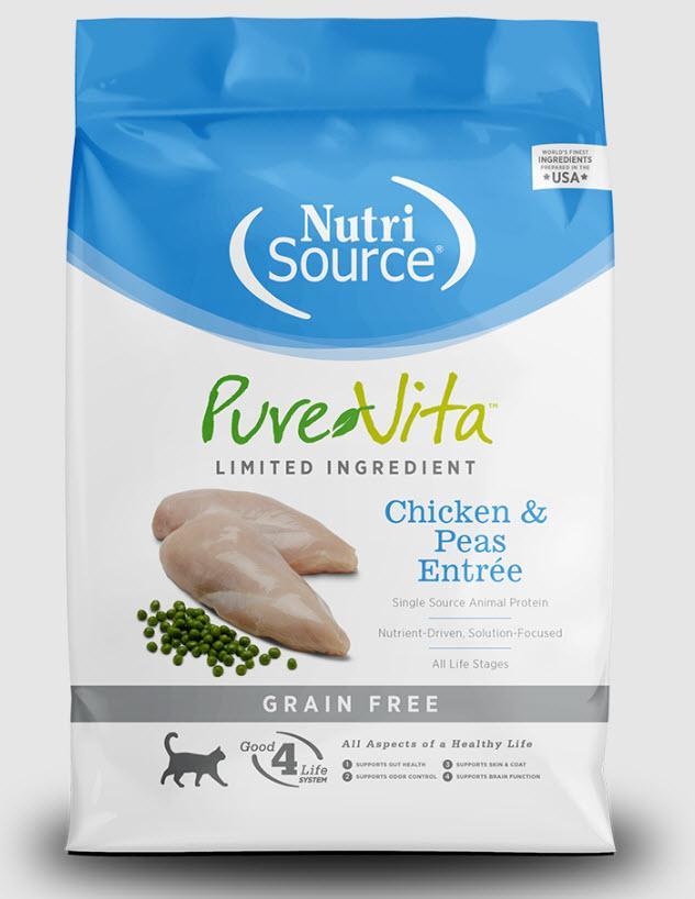 Pure Vita Cat Dry GF Chicken & Peas