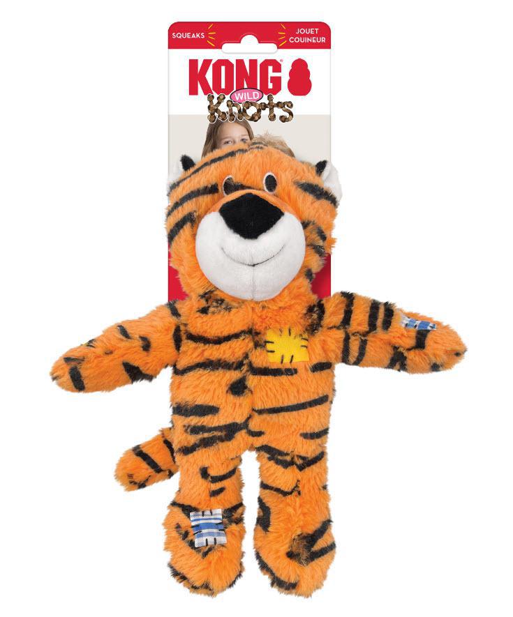Kong Wild Knots Tiger Dog Toy