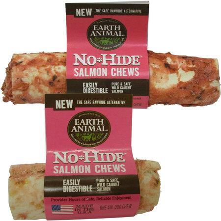 Earth Animal Dog Treat No Hide Salmon Chew